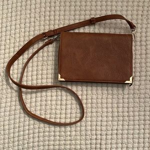 Urban Expressions Brown Crossbody Bag
